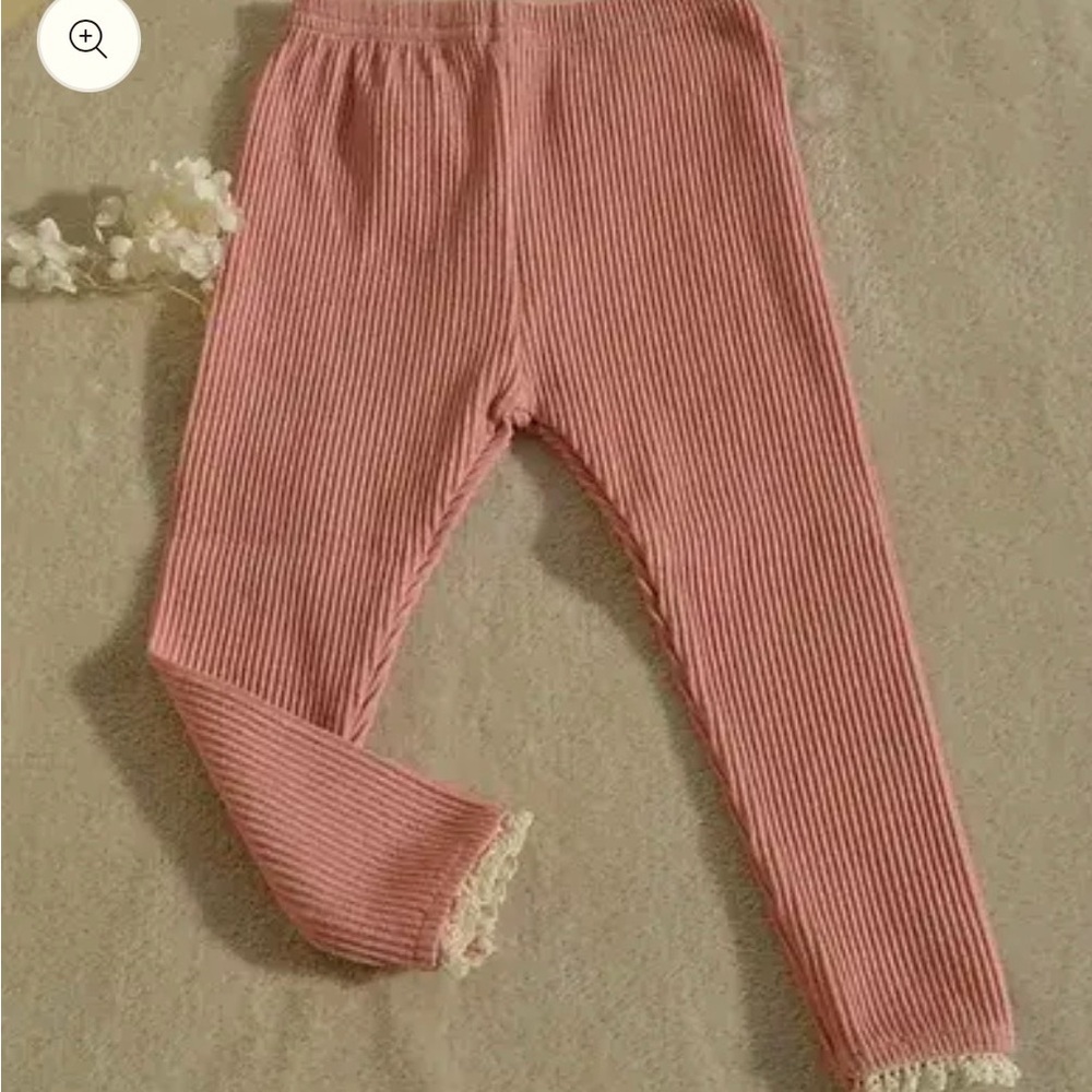 Annie & Charles Organic Cotton Ruffle Leggings